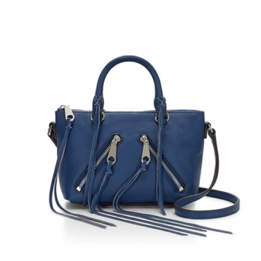 Rebecca Minkoff Micro Moto Satchel in Royal Navy - Picture 3 of 3